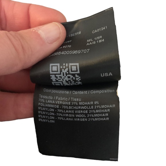 Calvin Klein 205W39NYC Black Vest w Lace Detail- Stunning- NWT! $990 original - Picture 9 of 11